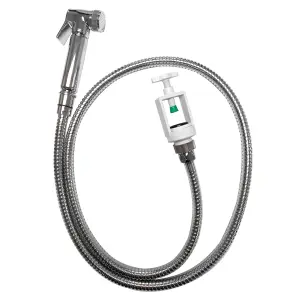 Heavy Duty Chrome Portable Douche Bidet Sprayer with 1.5m Hose & Tap Connector