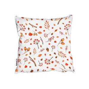 Acorns and berries (Outdoor Cushion) / 45cm x 45cm