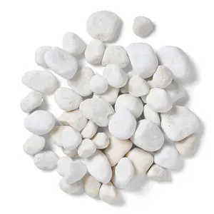 Aurora Bulk Bag 850 kg - 20-40 mm White Round Premium Pebbles - L10 x W10 x H8 cm