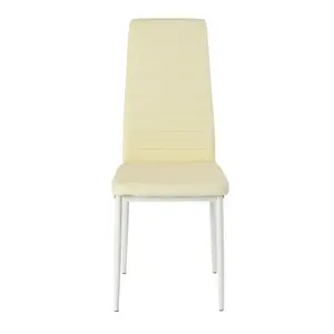 Herland Dining Chair (Set of 4) Beige / White