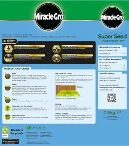 Miracle-Gro Professional Super Seed Drought Tolerant Lawn 6kg