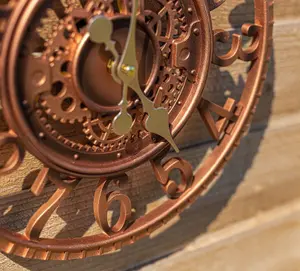 Outdoor Garden Bronze Effect Mechanical Clock