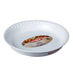 Pyrex Supreme Pie Dish 25cm White