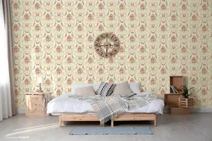 SK Filson Pink Floral Wallpaper