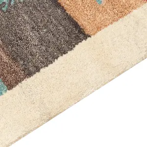 Wool Gabbeh Area Rug 160 x 230 cm Multicolour SARILAR