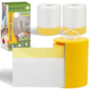 BLOSTM Dust Sheet Rolls - 3 Pack