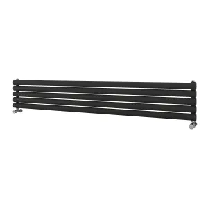 Ximax Champion FORH1164600A Anthracite Gas Horizontal Designer Radiator, (W)1800mm x (H)294mm