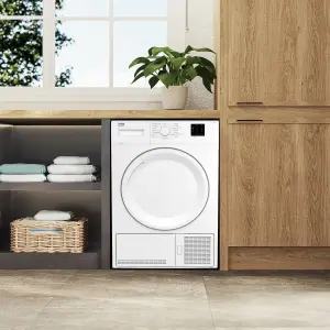 Beko DTKCE80021 8kg Freestanding Condenser Tumble dryer - White