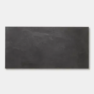 GoodHome Baila Black Textured Stone effect Textured Click vinyl Click flooring, 2.23m²