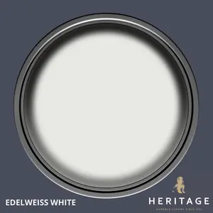 Dulux Trade Heritage Edelweiss White Velvet matt Wall paint, 2.5L