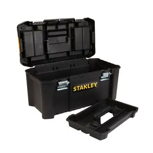 Stanley Black & yellow 19in Toolbox