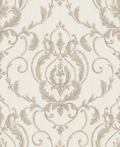 Galerie Ornamenta 2 Beige Ornamenta Damask Embossed Wallpaper