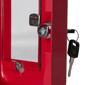 Metal Emergency Key Box With Break Glass & Strike