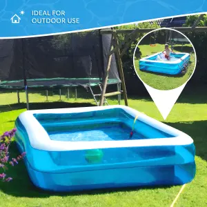 Benross Inflatable Rectangular Family Pool - 1075L Capacity