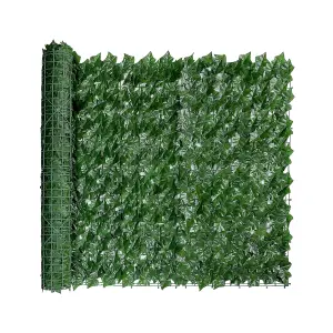 Artificial Hedge Ivy Leaf Garden Fence Wall Privacy Balcony Screening Trellis 0.5m x 3m