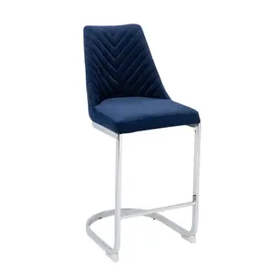 Pires Bar Stool (Set of 2) Blue