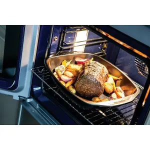 Circulon Ultimum Black Rectangle Carbon Steel Freezer Safe Roast and Bake Set Pack of 5