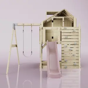 PolarPlay Kids Climbing Tower & Playhouse with Swing and Slide - Swing Brenna Rose