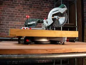 Metabo KGS 216 M 240V 8" single bevel sliding mitre saw