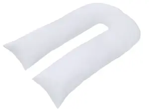 U Shaped Pillow 9FT Hollowfiber Filled Orthopedic Maternity Pregnency Long Full Body Support U Pillow (9 FT)