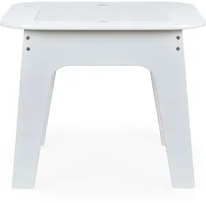 Dunelm Kids Noa Table And Chairs Set, White Natural, Wood