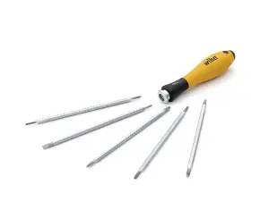 Wiha - SYSTEM 4 SoftFinish ESD Interchangeable Screwdriver Set, 12 Piece