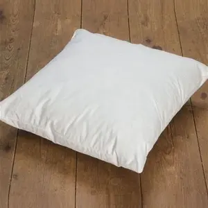 Dunelm Duck Feather Cushion Pad, Size: 37cm X 37Cm, White, Cotton