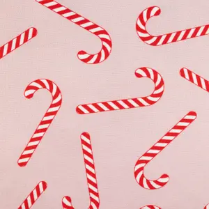 Gallery™ Pink Candy Cane Indoor Christmas Cushion (L)45cm x (W)45cm