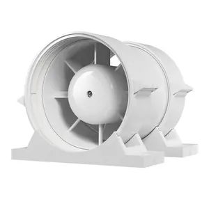 Inline Bathroom Extractor Fan 125mm / 5" with Bracket Ducting