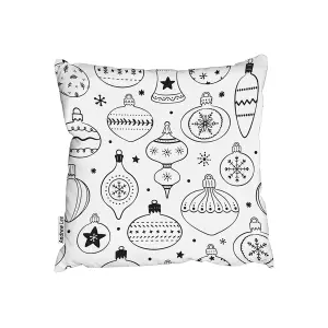 Hand drawn christmas decorations (cushion) / 60cm x 60cm