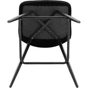 64 cm bar chair Heyman (Set of 2) Black