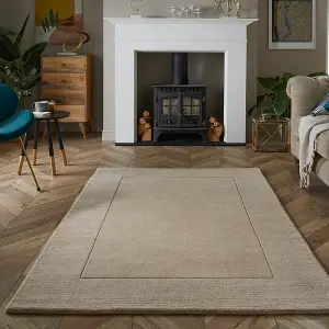 Mayfair Esme 160x230cm Cream Wool Rug