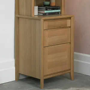 Southall 51cm Wide 3 -Drawer File Cabinet Oak