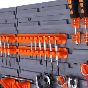 75 Piece Tool Storage Set with Wall Plates