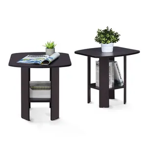 Alastair Side Table (Set of 2) Black / White