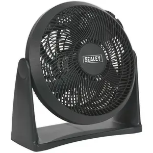 12 Inch Composite Desk or Floor Standing Fan - 3 Speed Settings - 3-Pin UK Plug