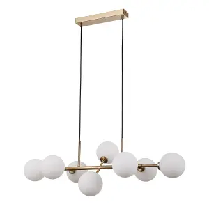 Luminosa Mirellio Classic 8 Light Globe Pendant Ceiling Light, G9