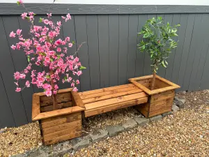 Charles Taylor Knights Single Planter Bench