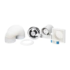 VDISL100T Bathroom Shower fan kit with lights