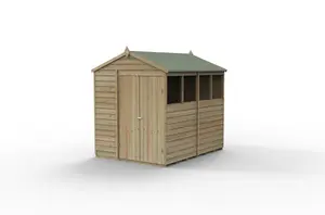 4LIFE Apex Shed 6x8 - Double Door - 4 Window