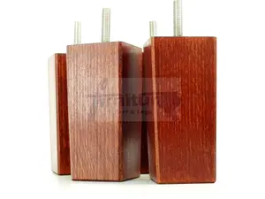 4x REPLACEMENT FURNITURE LEGS SOLID WOOD 110mm HIGH SOFAS CHAIRS SETTEE CABINETS LEGS M8 TSP2055