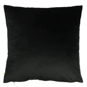 Evans Lichfield Zinara Leaves Velvet Feather Filled Cushion