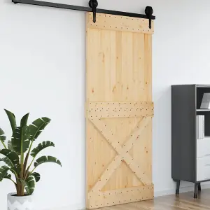 Berkfield Door NARVIK 100x210 cm Solid Wood Pine