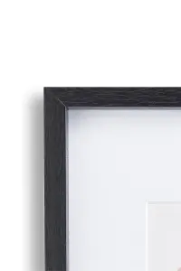 nielsen Ongar 6 piece Rowley Wooden Picture Frame Set 30x40cm Black