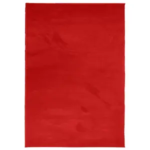 Rug OVIEDO Short Pile Red 120x170 cm