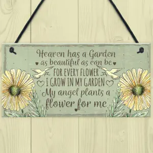 Red Ocean Memorial Garden Hanging Plaque Summer House Sign Garden Shed Friendship Mum Nan Gift