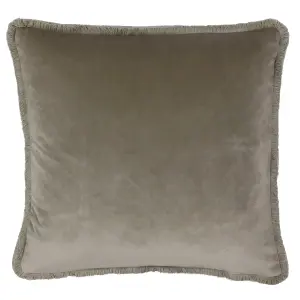 Paoletti Freya Reversible Fringed Polyester Filled Cushion