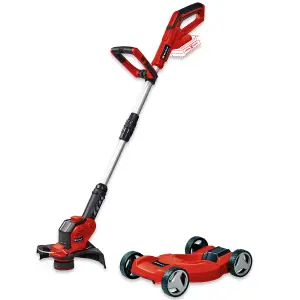 Einhell 28cm Power X-Change Cordless Lawnmower And Grass Trimmer 2 in 1 18V - GE-CT 18/28 Li TC-Solo - Body Only