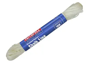 Faithfull 301 301 Braided Nylon Chalk Line 18m (Box 12) FAI301