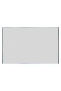 MirrorOutlet Artus -Silver Aluminium Edged Wall Mirror 35" X 24" (90CM X 60CM)